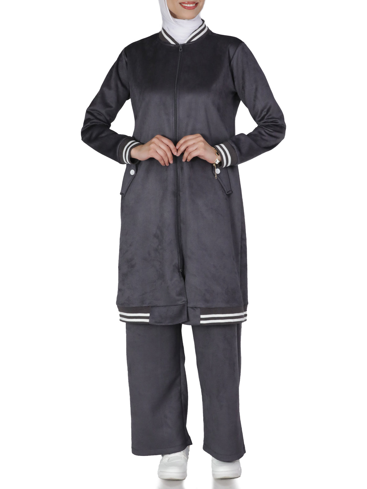 Salsabeel Two-Piece Winter Set, Sizes 38–52
