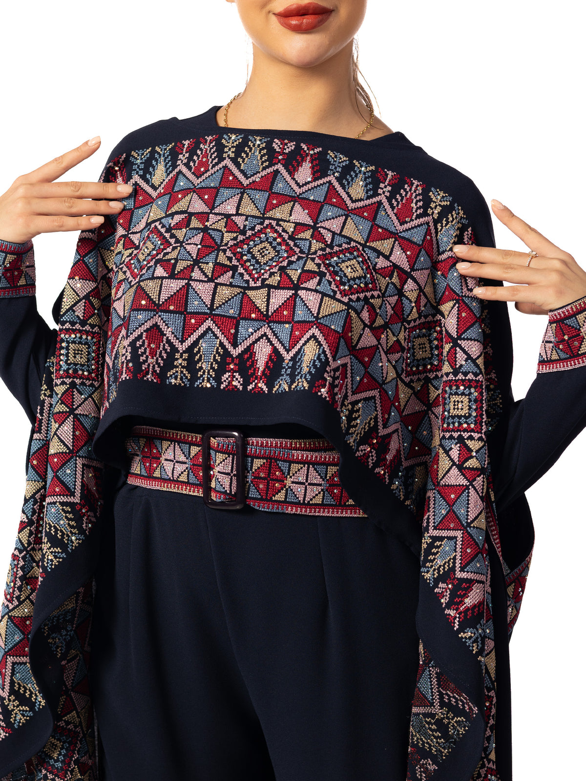 Regal Embroidered Jumpsuit