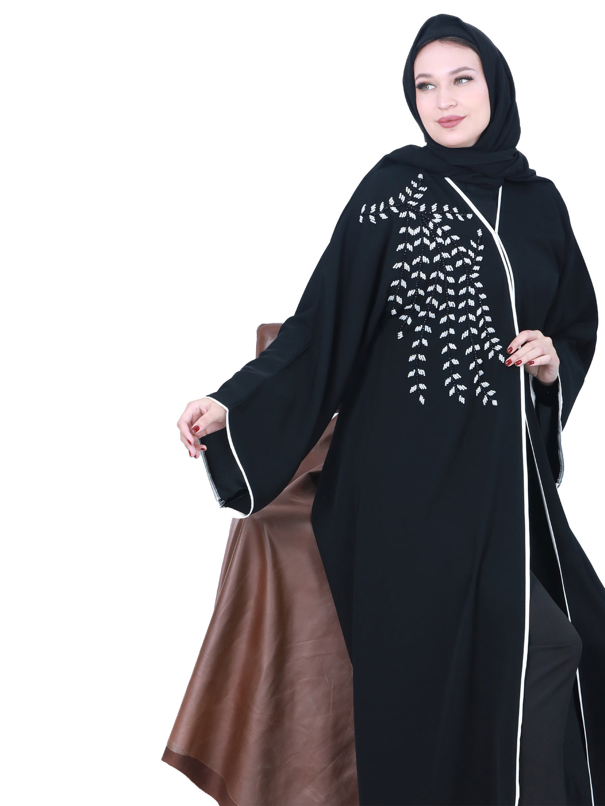 Suha Plus-Size Abaya, Sizes 46–58