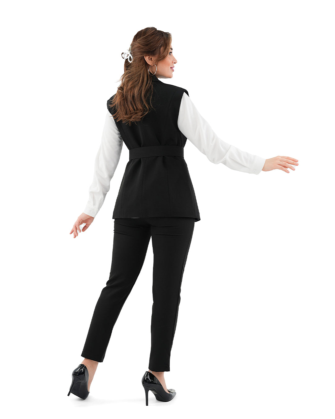 Aseela Shirt & Vest Set, Sizes 38–52