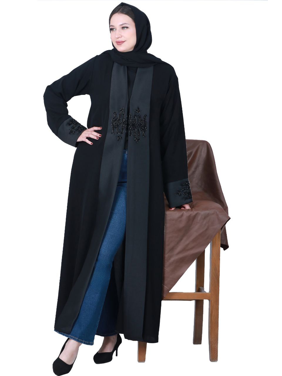 Afaf Plus-Size Abaya, Sizes 46–58