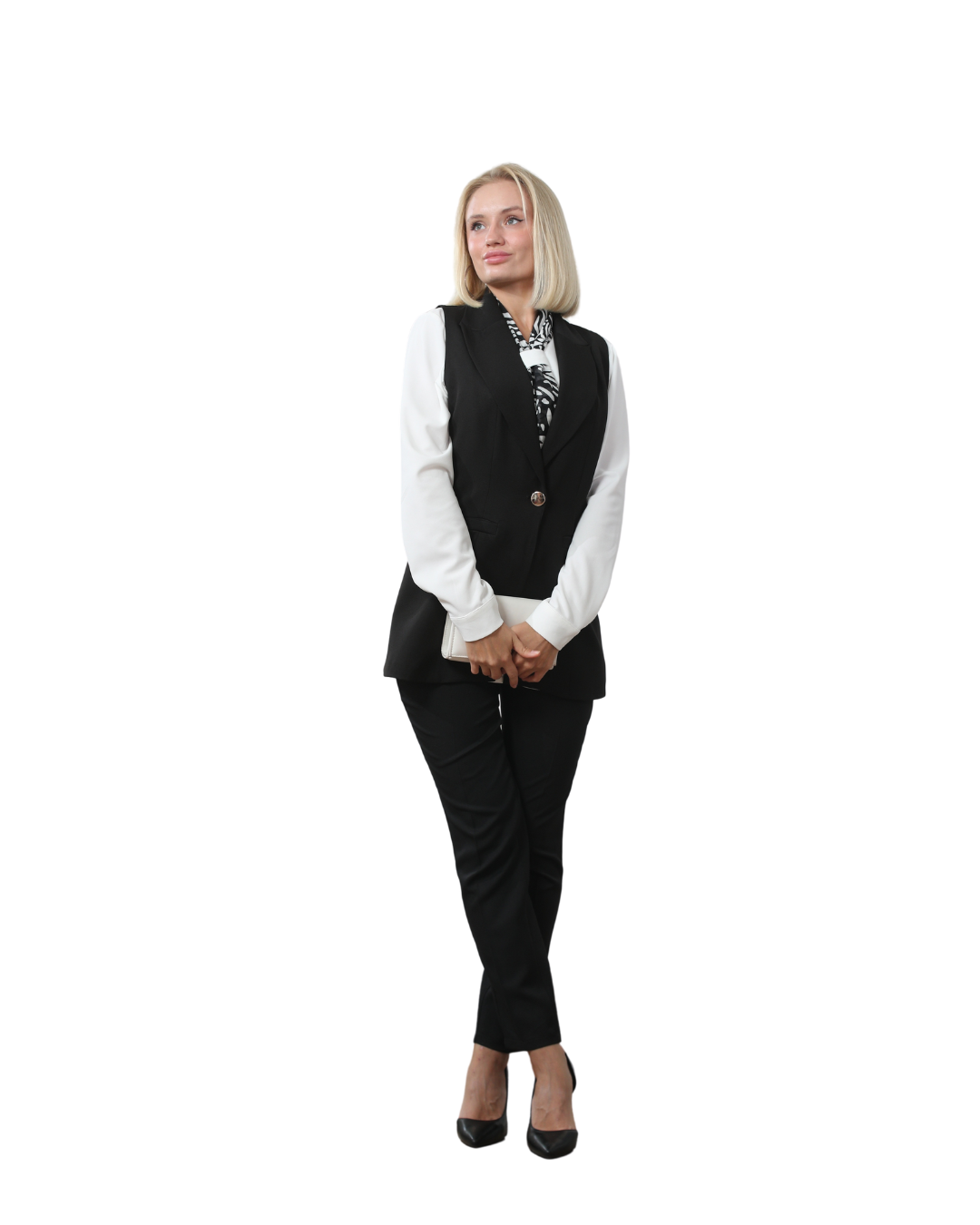 Batoul Shirt & Vest Set, Sizes 38–54