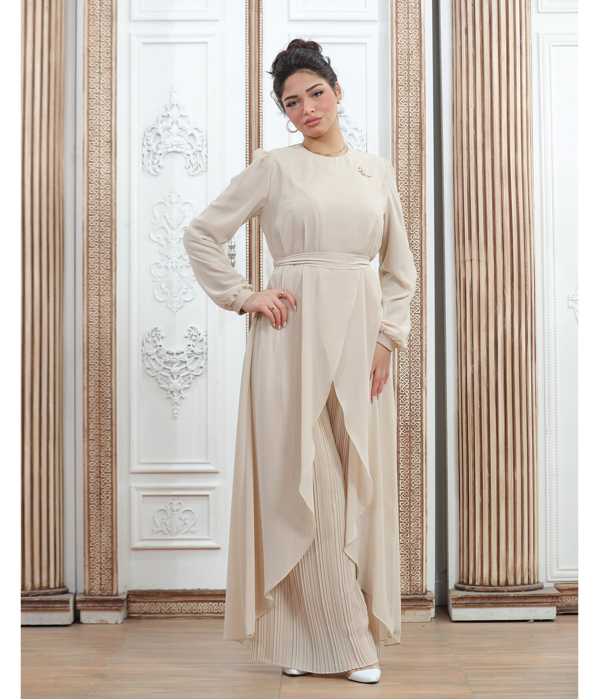 Pleated Jumpsuit
