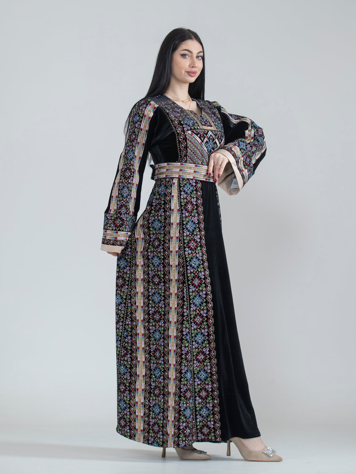 The Embroidered Cypress Jerusalem Women’s Thobe