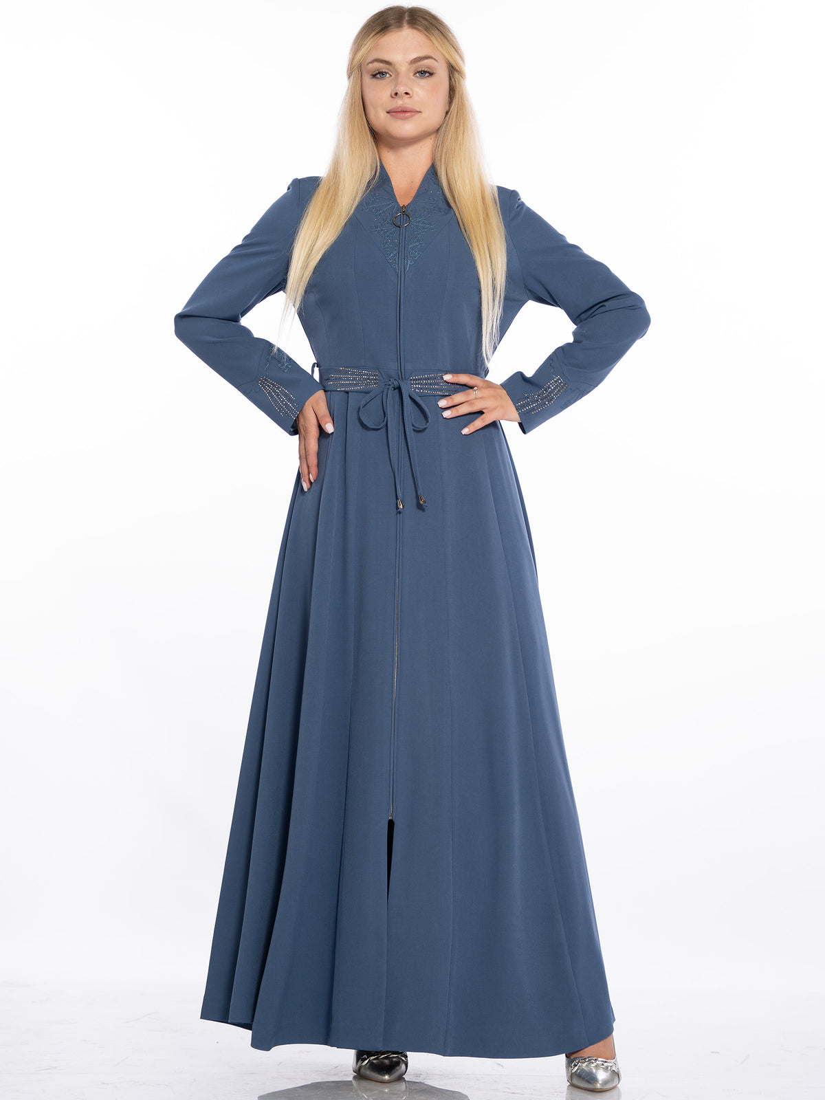 Rayhana Chest-Embroidered Jilbab