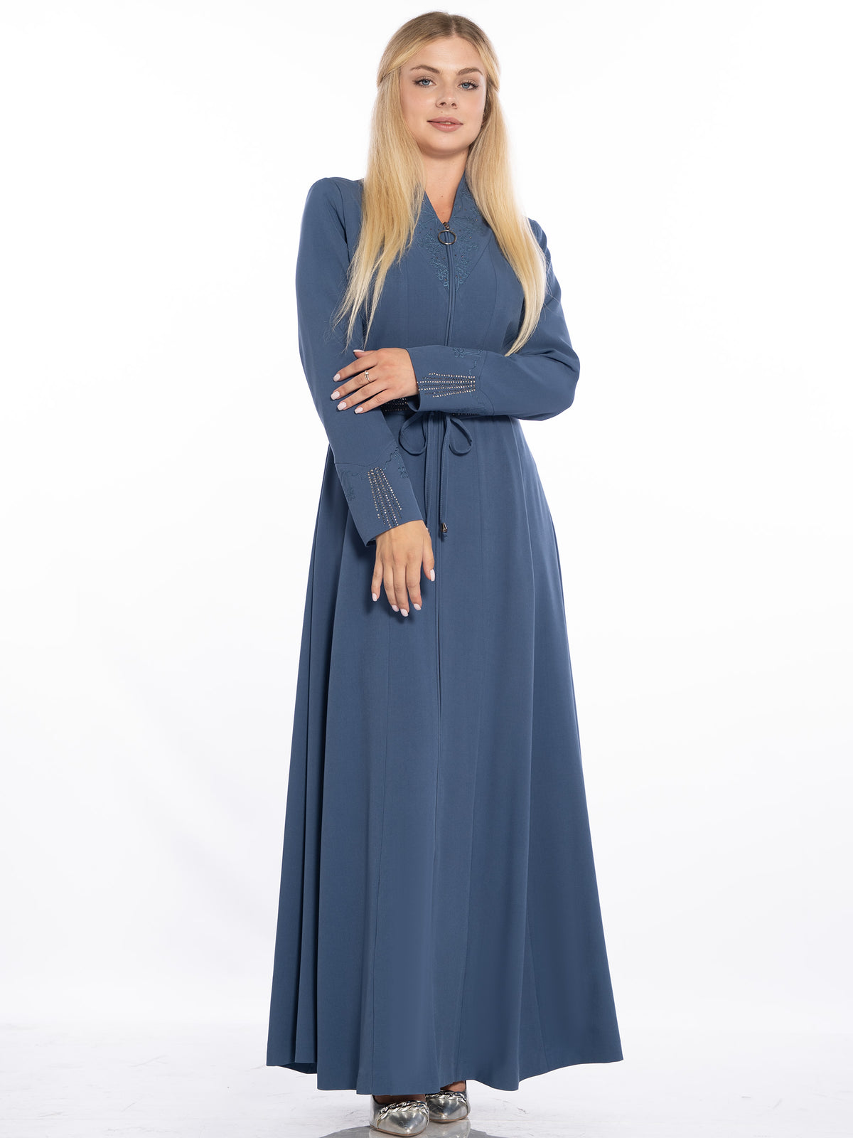 Rayhana Chest-Embroidered Jilbab