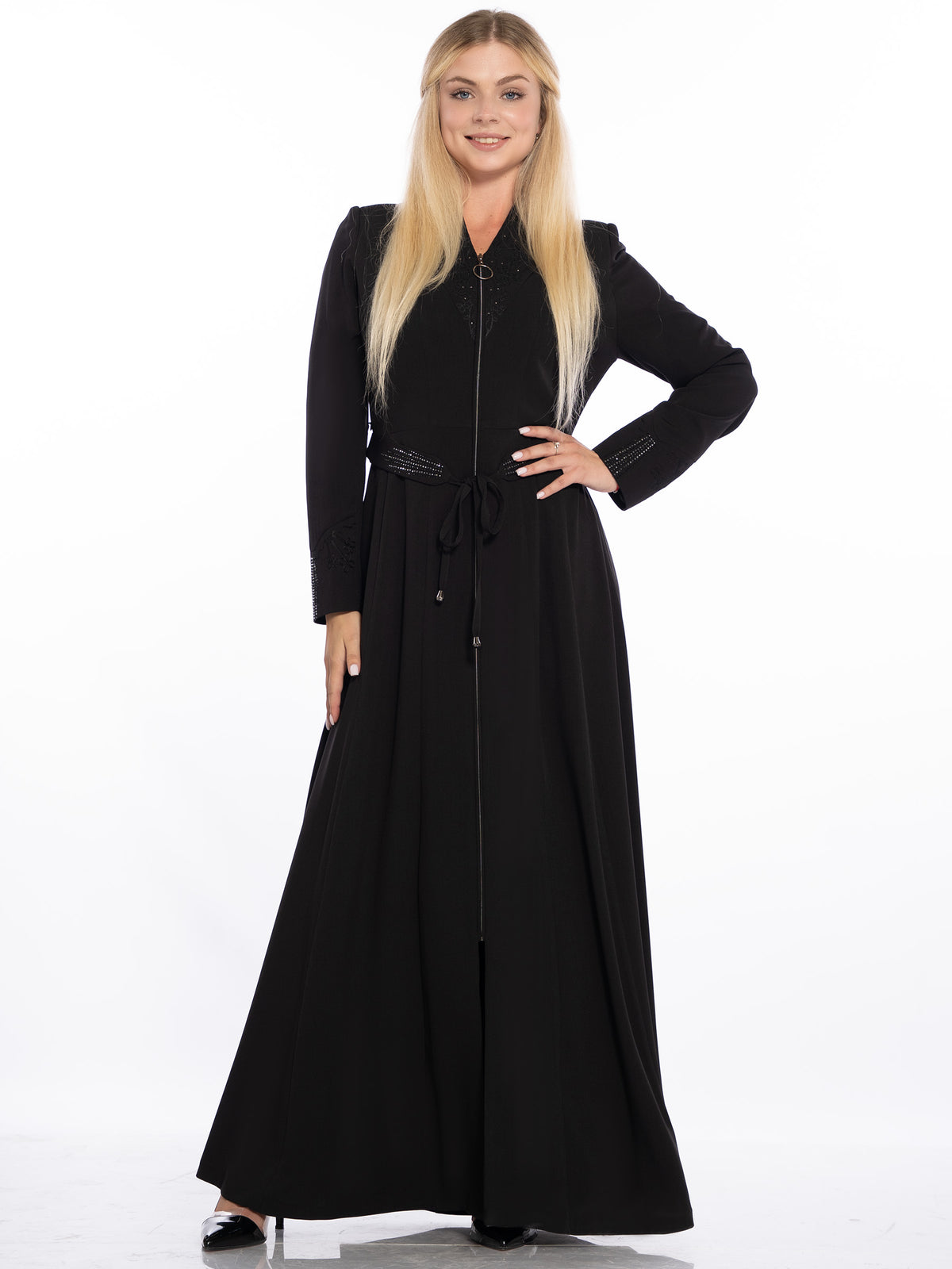 Rayhana Chest-Embroidered Jilbab