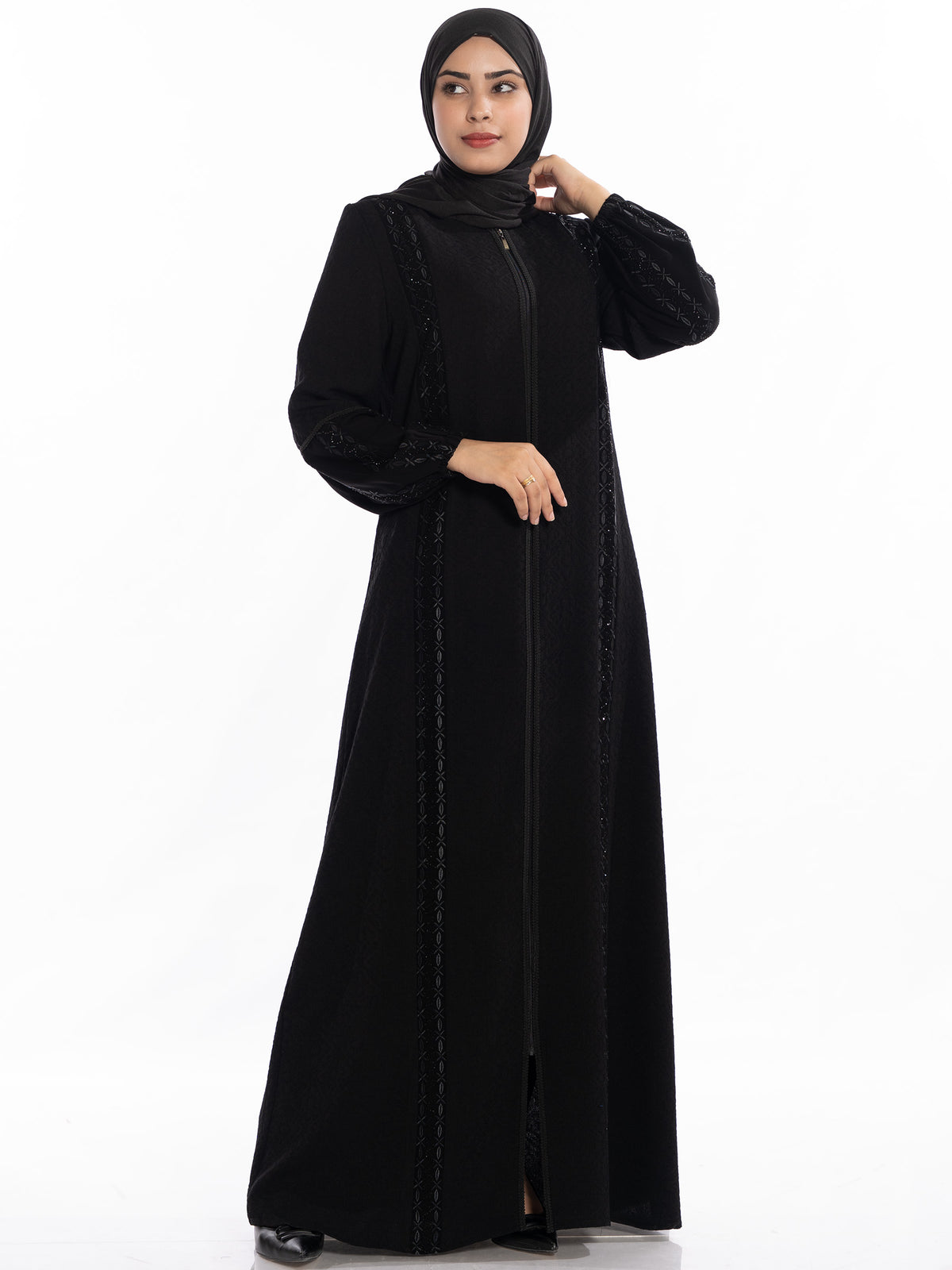Nuha Black Abaya - She Chocolate