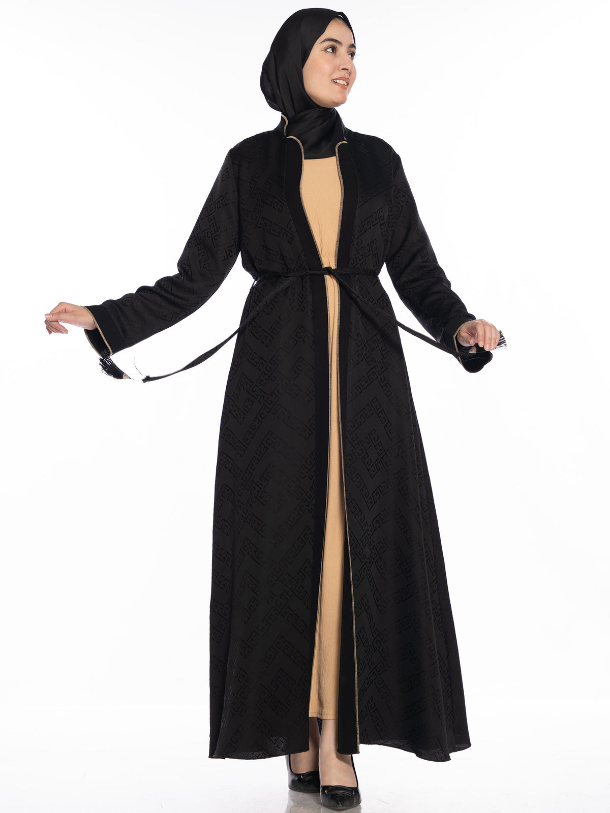 Samar Two-Tone Abaya