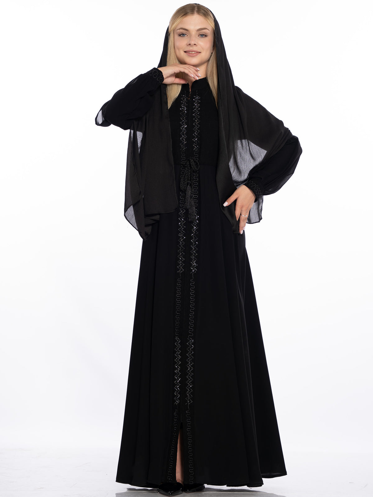 Hind Everyday Black Abaya - She Chocolate