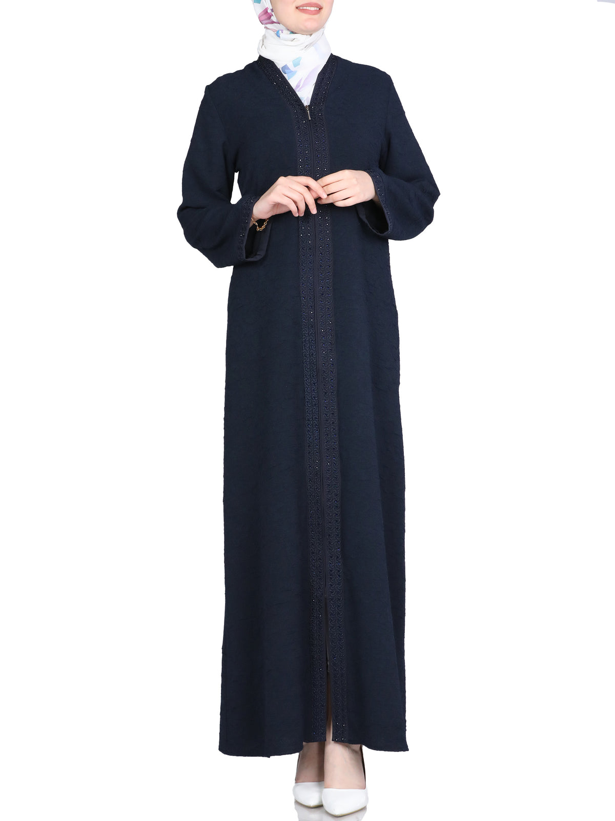 Maysoon Abaya in Jewel Tones