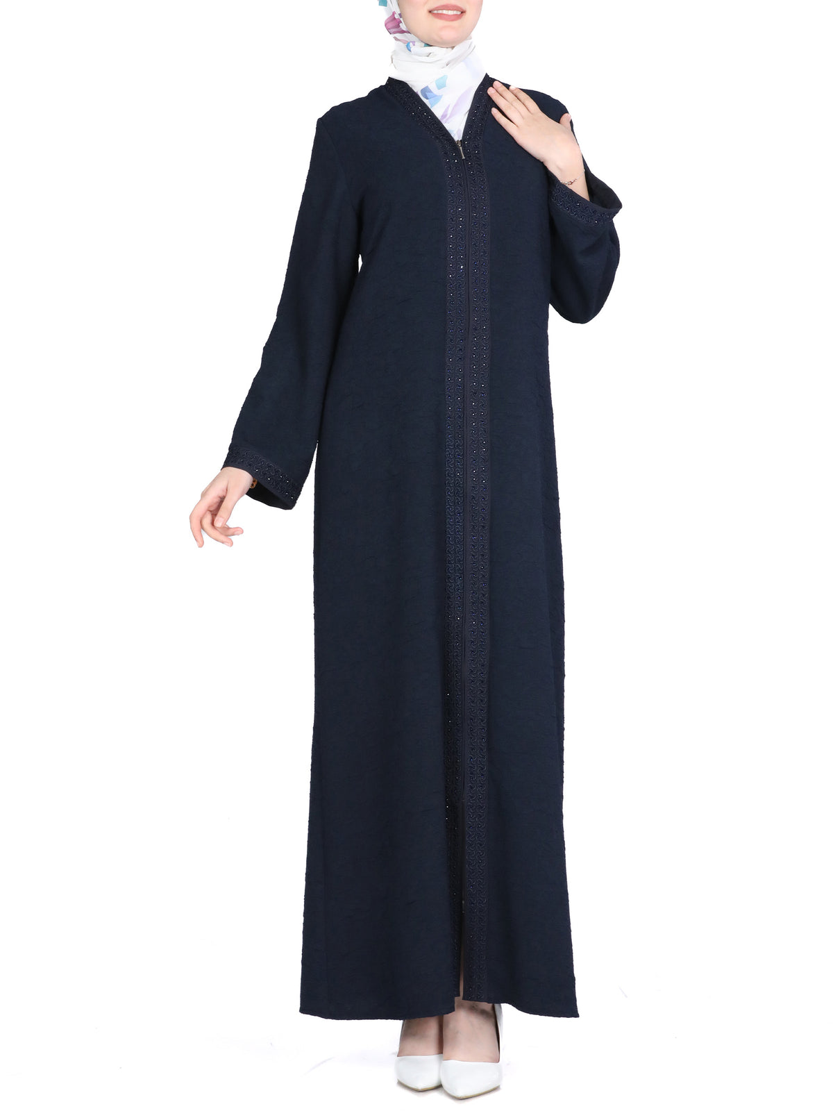 Maysoon Abaya in Jewel Tones