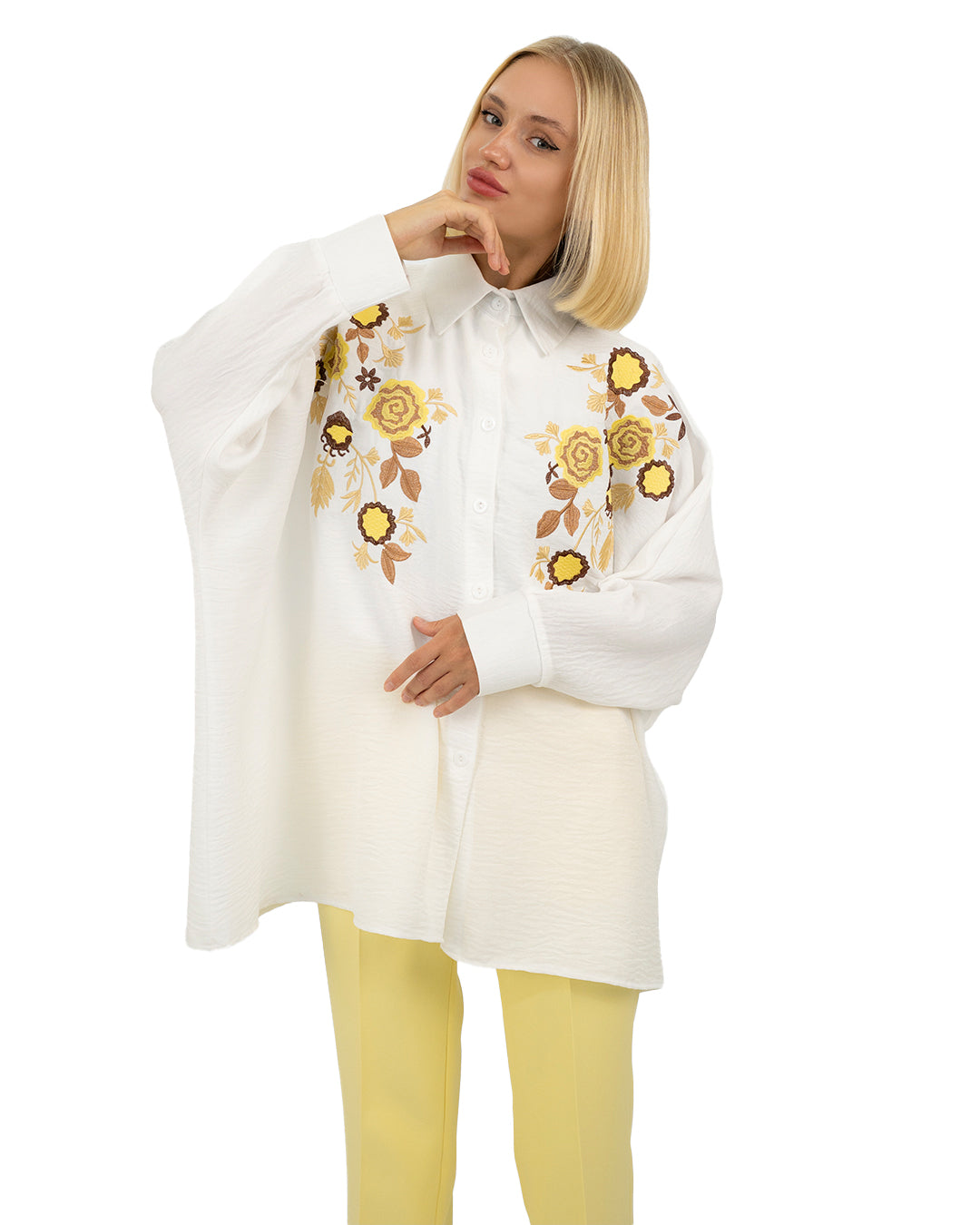 Anwar Embroidered Shirt Set in 6 Colors