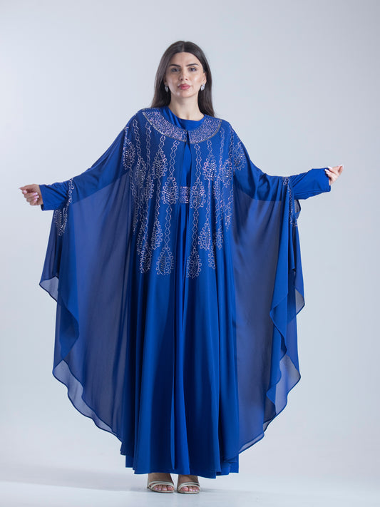 Lulu Women's Bisht with Rhinestone Details