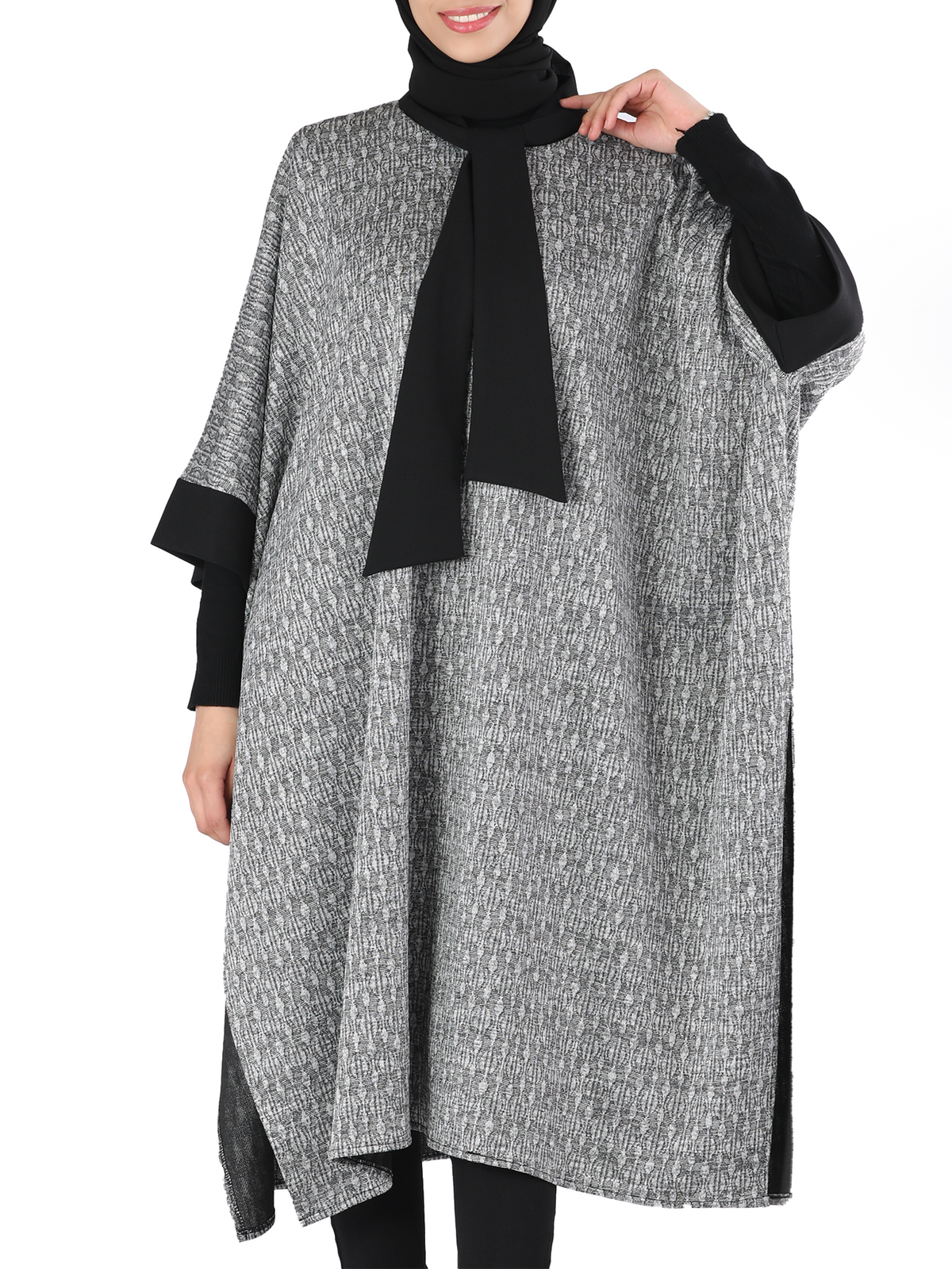 Free-Size Women's Cape - She Chocolate