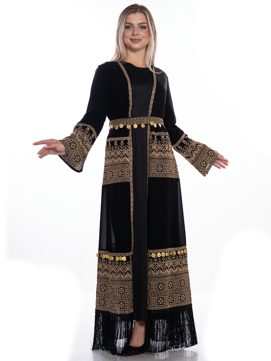 Embroidered bisht