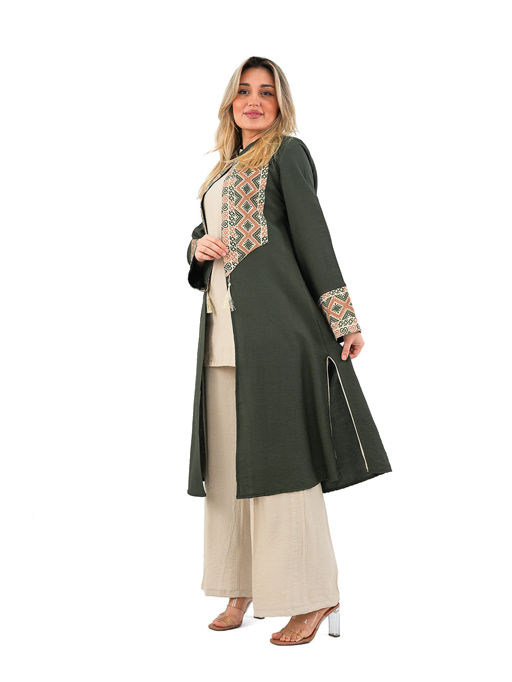 Maya Three-Piece Bisht