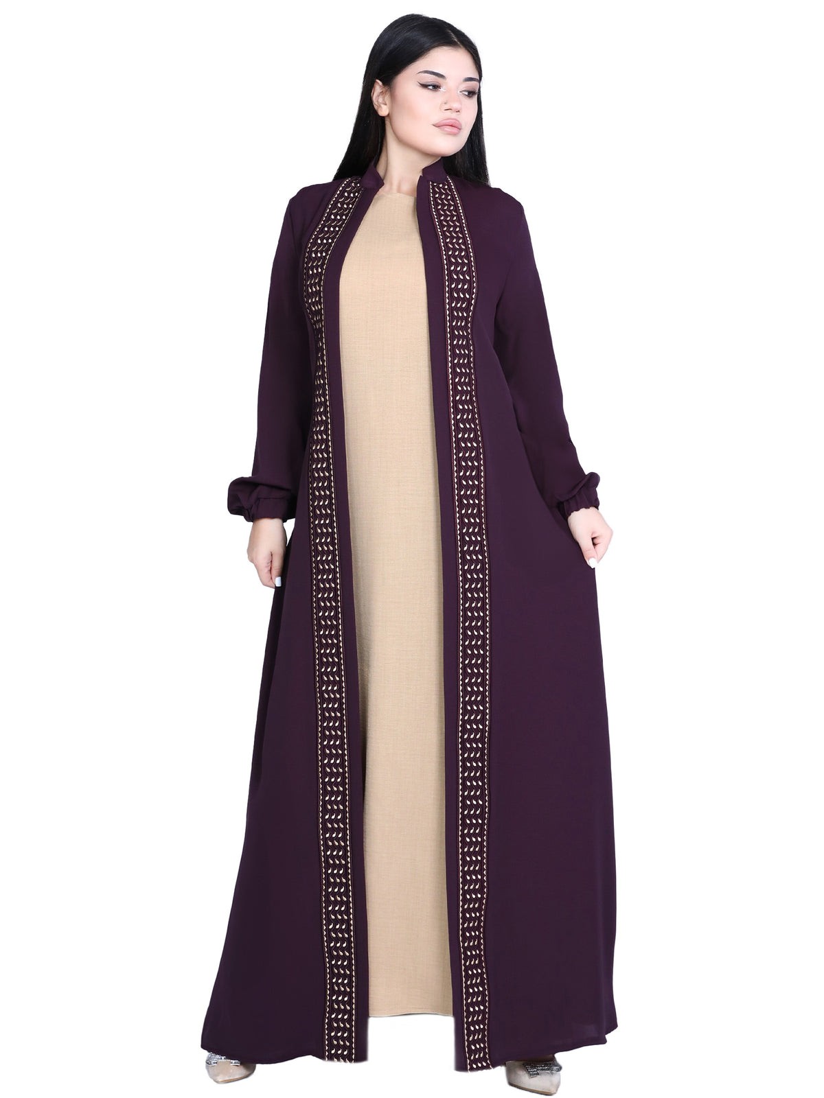 Hayat Two-Piece Abaya - She Chocolate