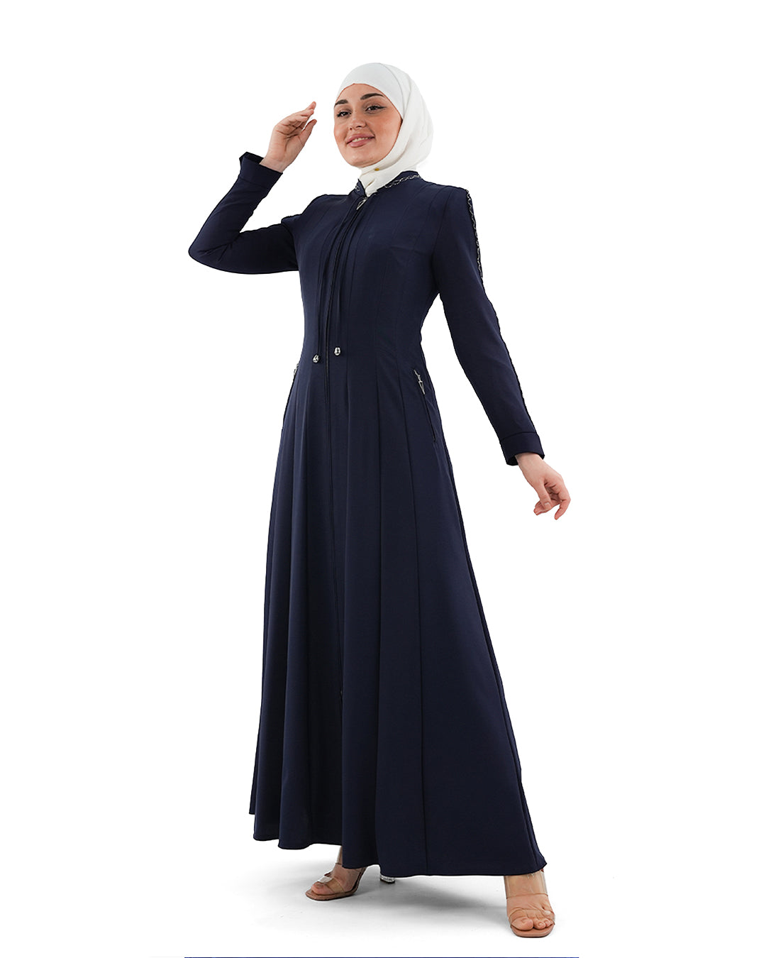 Almas Korean Fabric Jilbab with Rhinestones