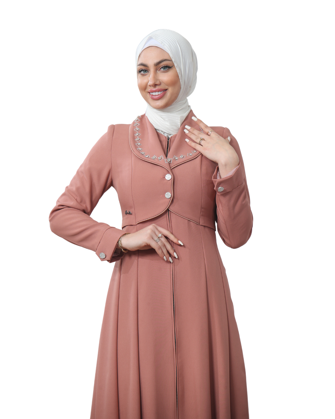 The Pearl Embroidered Jilbab in 5 Colors