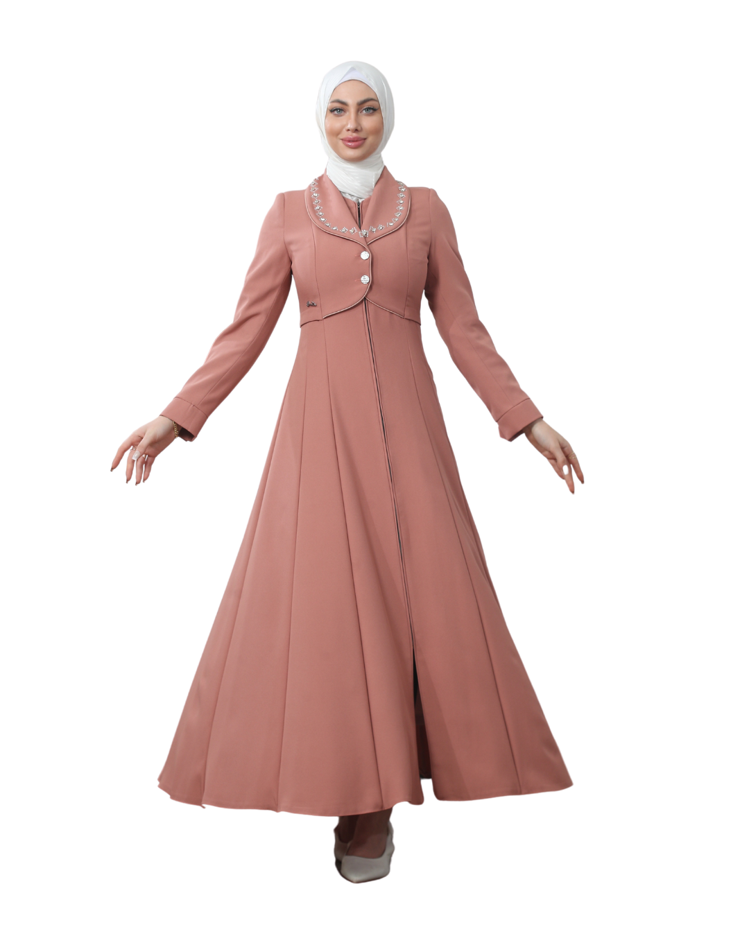The Pearl Embroidered Jilbab in 5 Colors