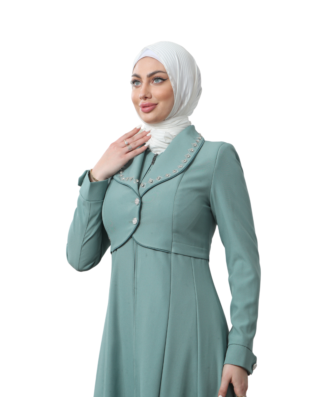 The Pearl Embroidered Jilbab in 5 Colors