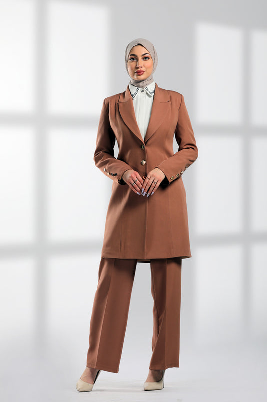 Two-piece formal Islamic suit