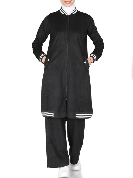 Salsabeel Two-Piece Winter Set, Sizes 38–52 - She Chocolate