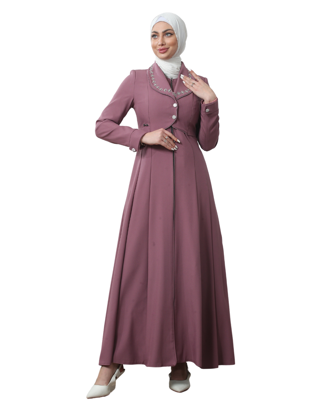 The Pearl Embroidered Jilbab in 5 Colors