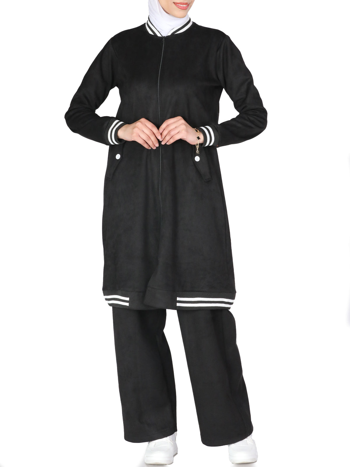 Salsabeel Two-Piece Winter Set, Sizes 38–52