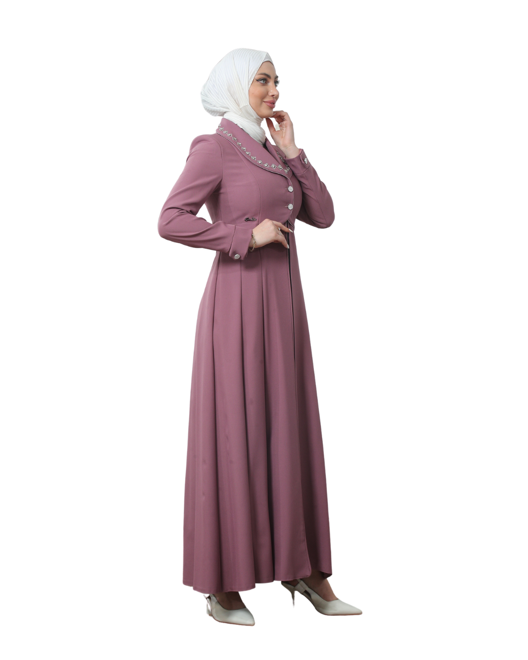 The Pearl Embroidered Jilbab in 5 Colors