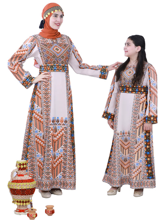 Orjwan Mother & Daughter Thobe