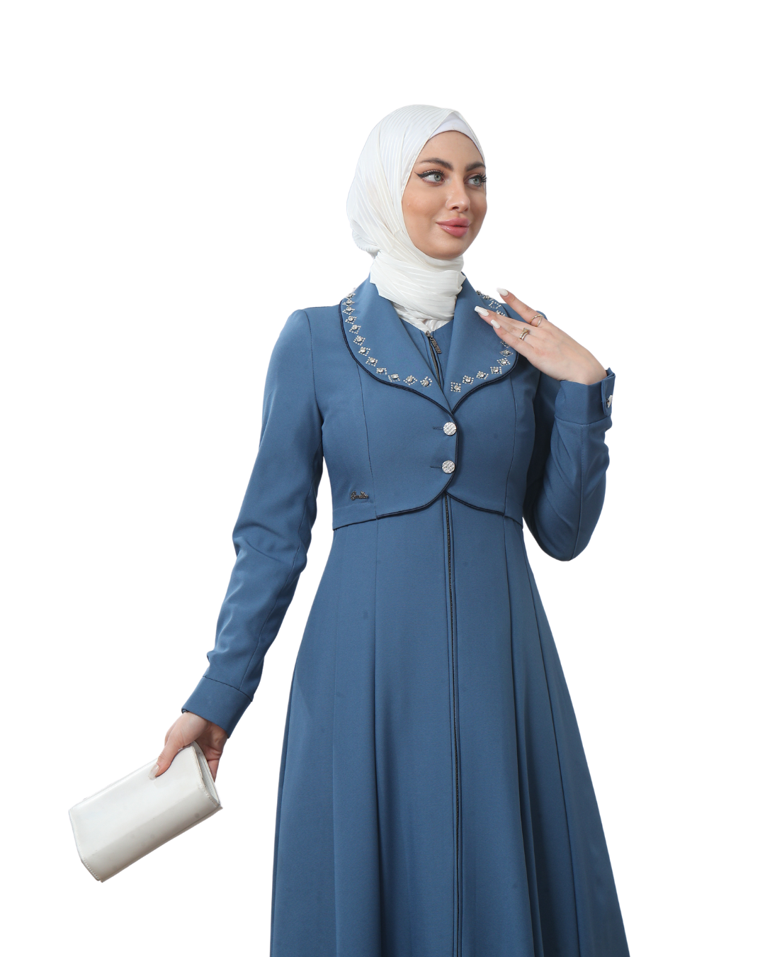 The Pearl Embroidered Jilbab in 5 Colors