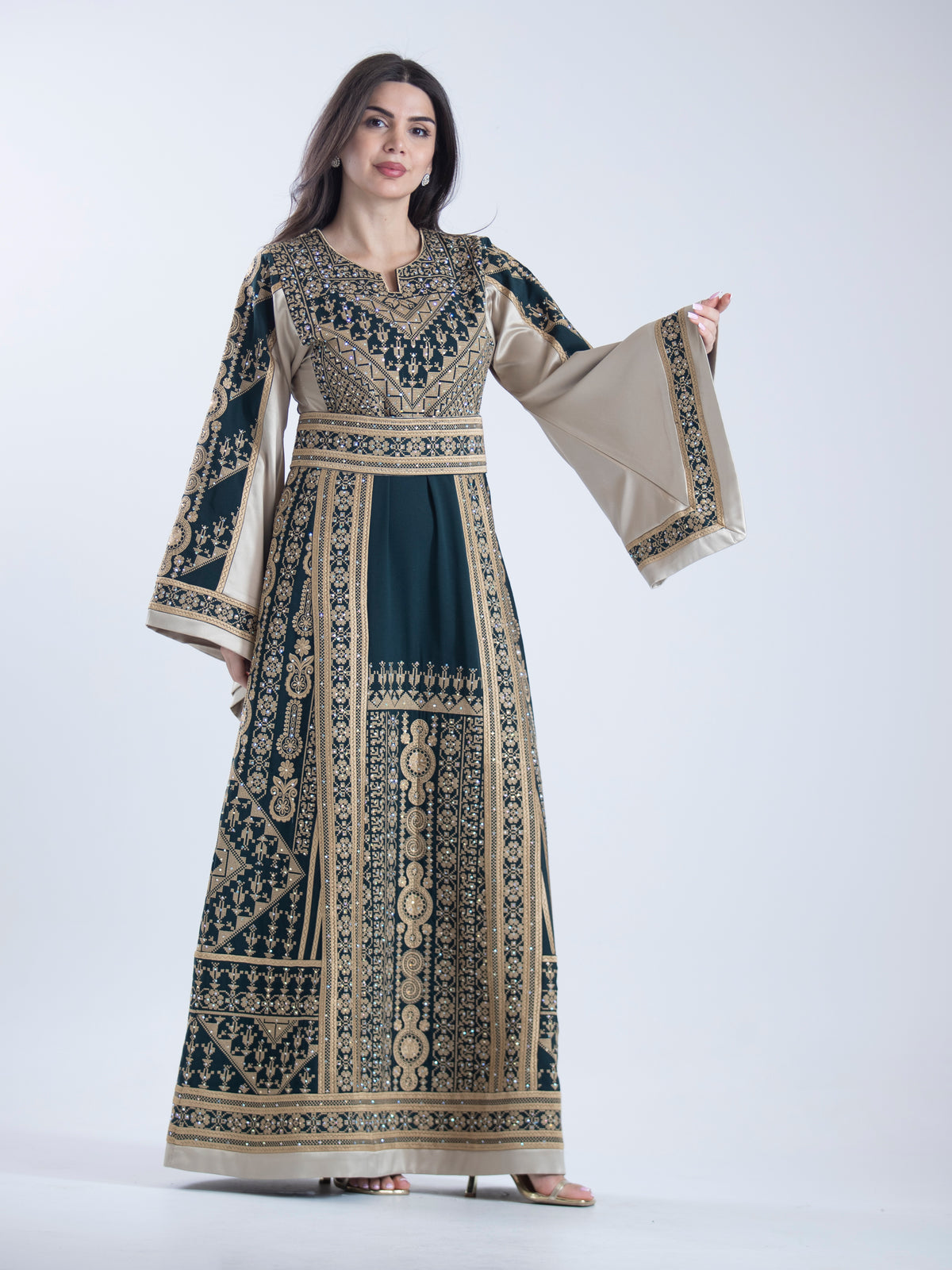 Holy Land Embroidered Thobe in 7 Colors