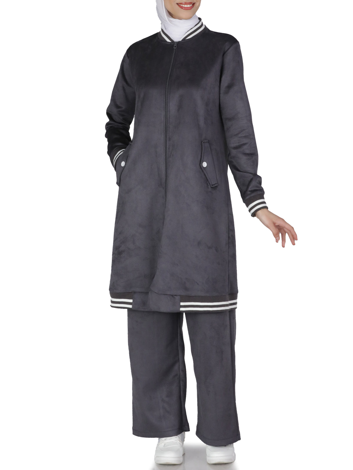 Salsabeel Two-Piece Winter Set, Sizes 38–52