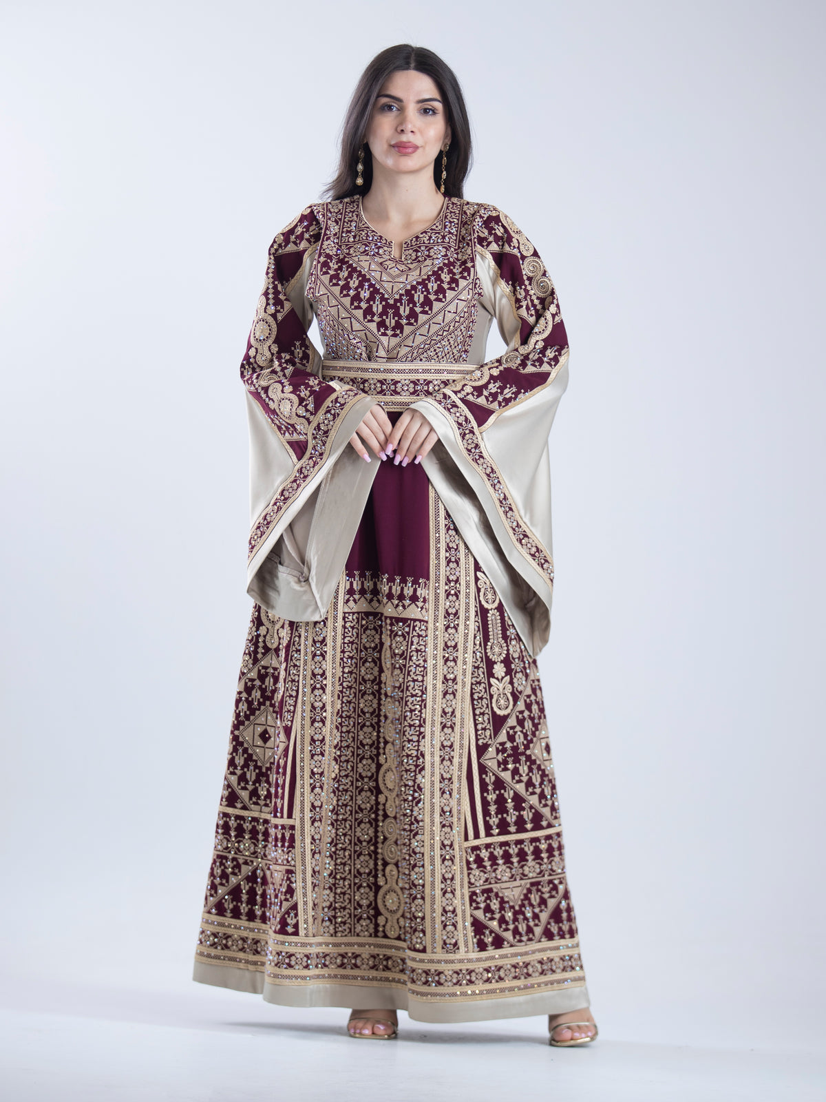 Holy Land Embroidered Thobe in 7 Colors