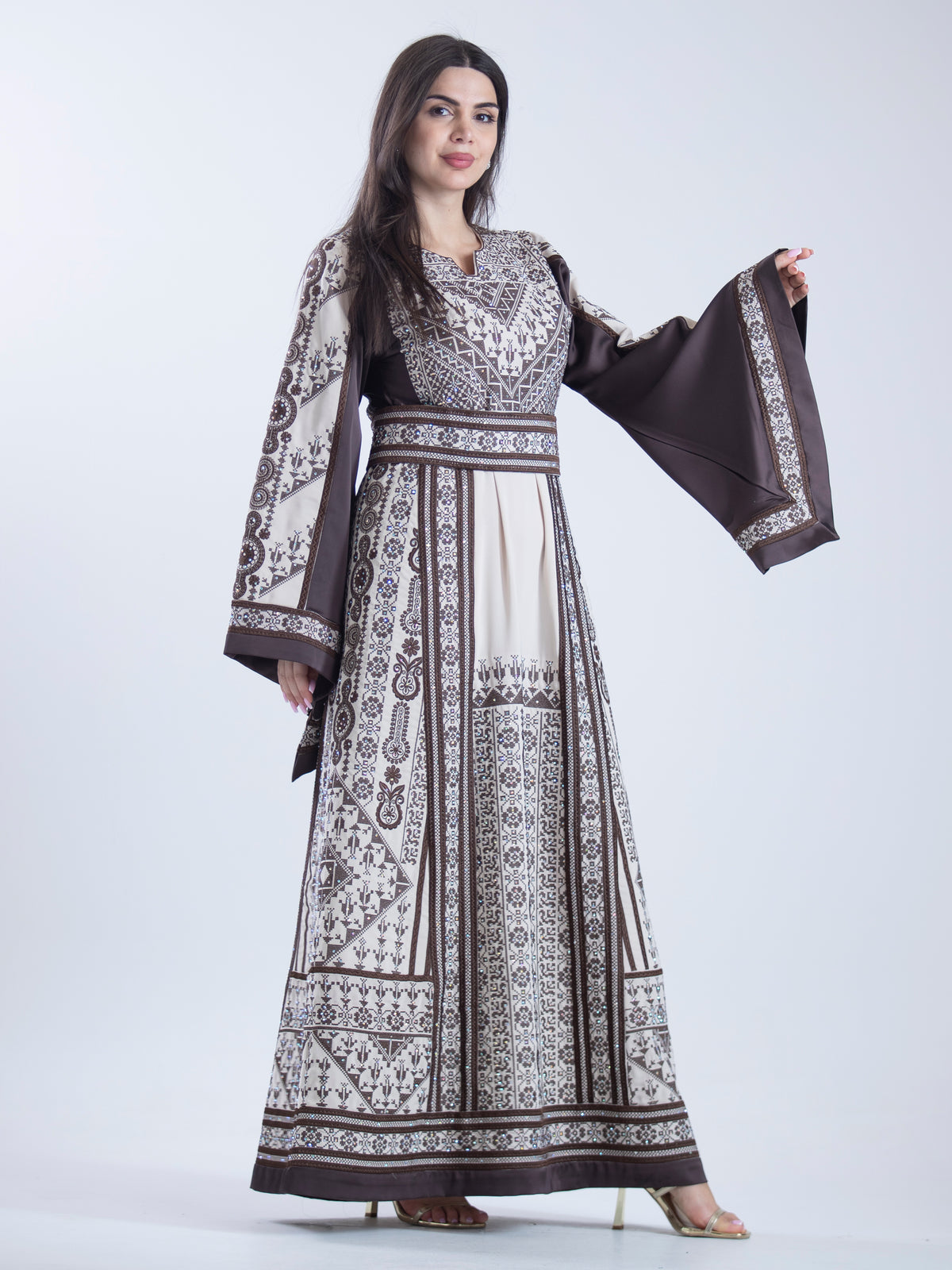 Holy Land Embroidered Thobe in 7 Colors