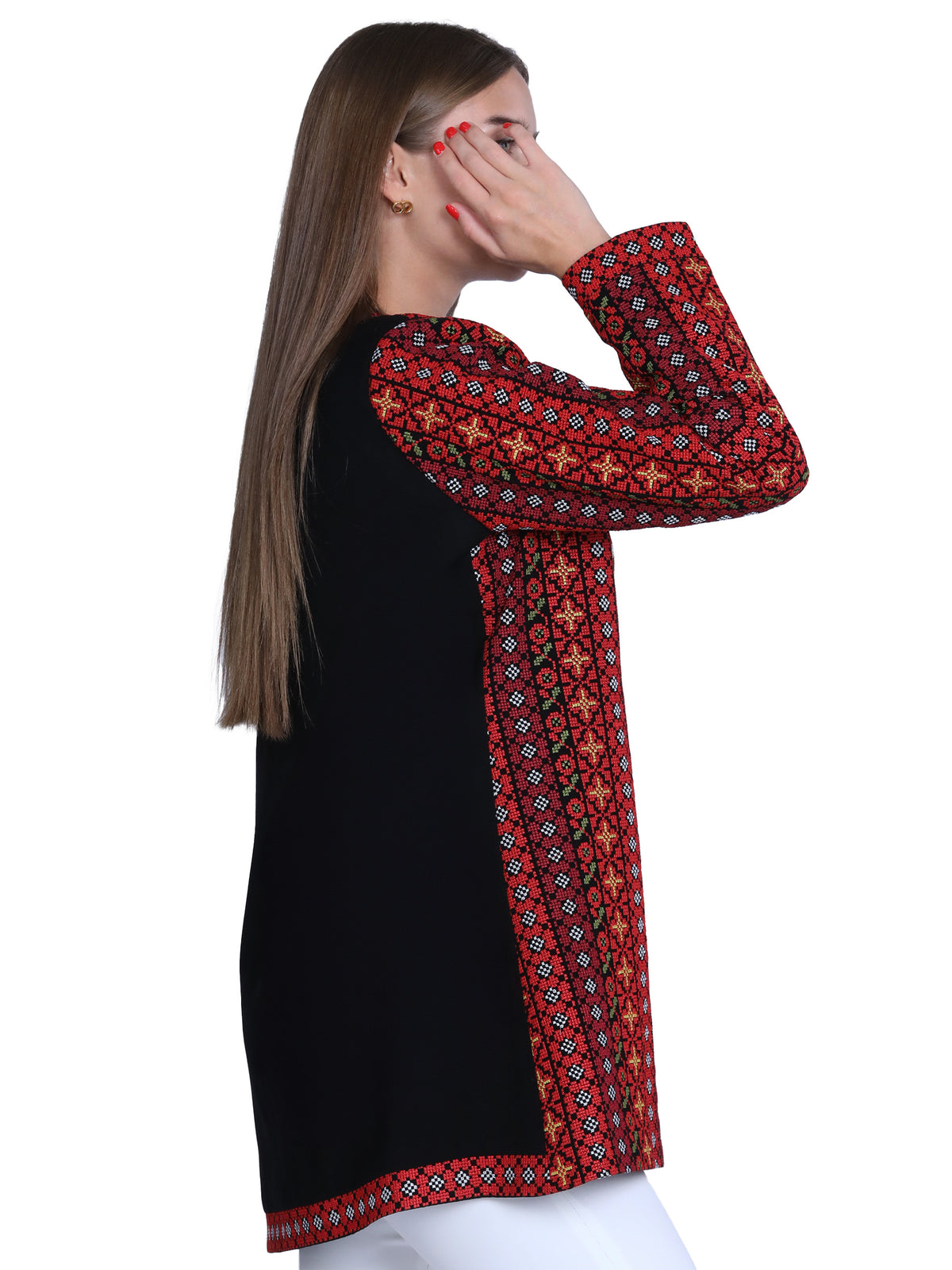 Modern-Traditional Embroidered Jacket