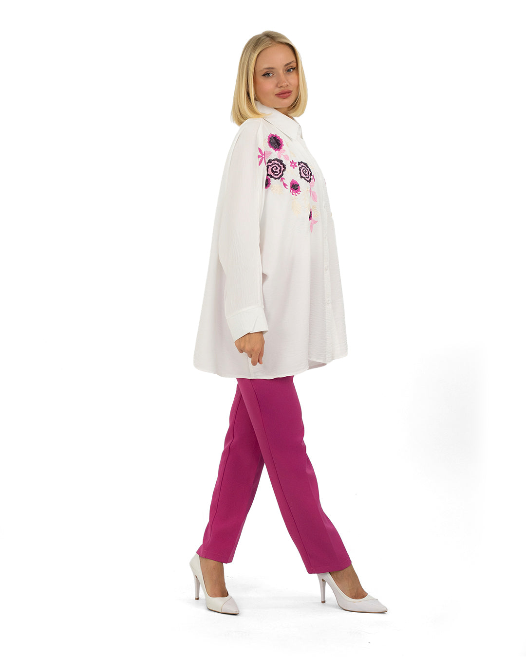 Anwar Embroidered Shirt Set in 6 Colors