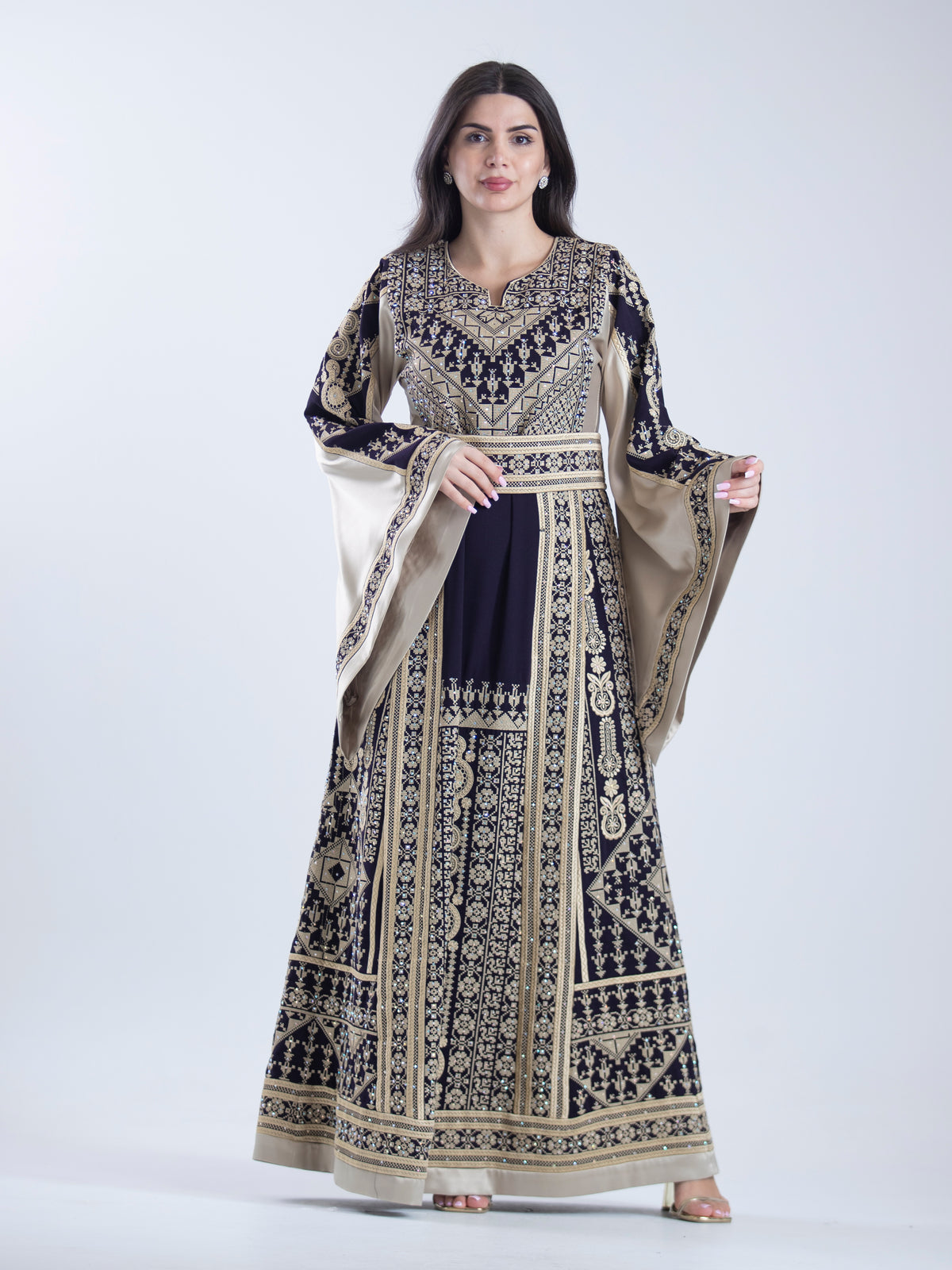Holy Land Embroidered Thobe in 7 Colors