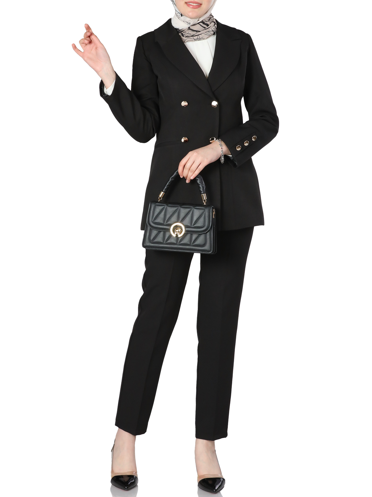Balqees Formal Suit, Sizes 38–52