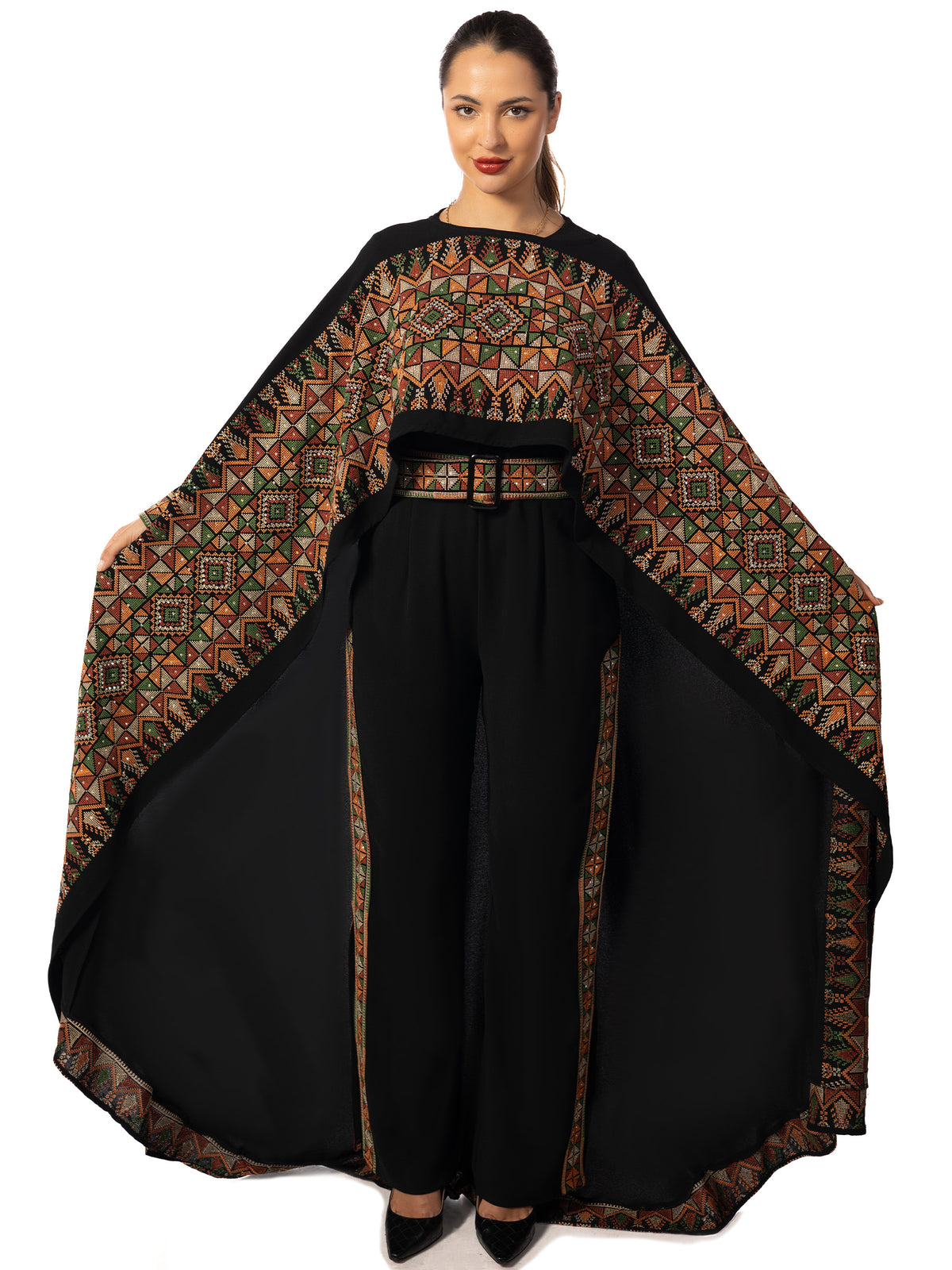 Regal Embroidered Jumpsuit