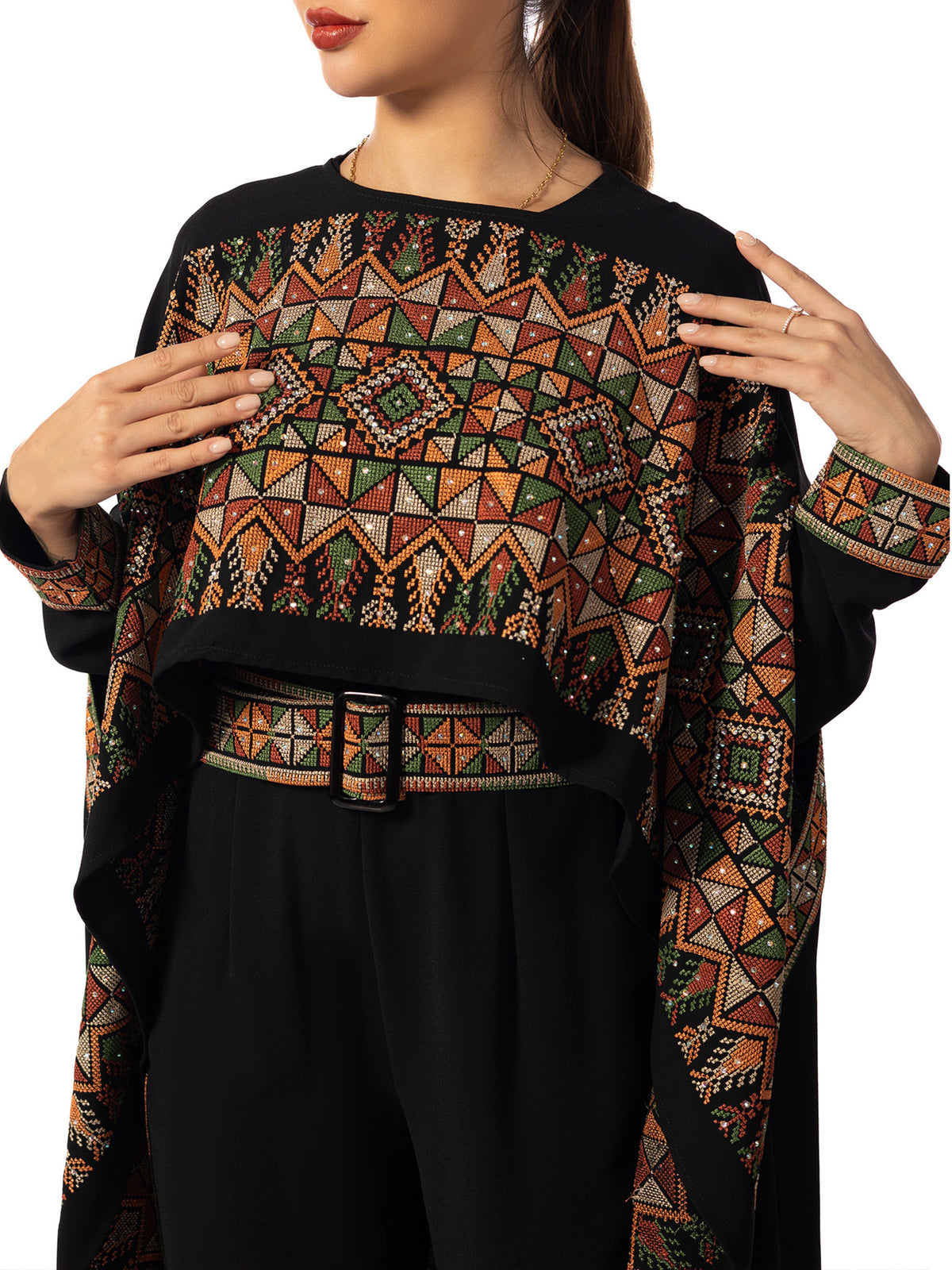 Regal Embroidered Jumpsuit