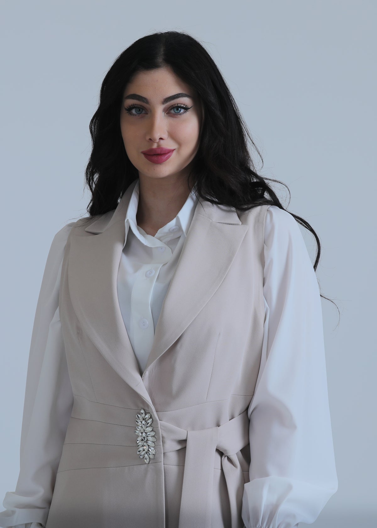 Wedad Three-Piece Formal Vest Suit
