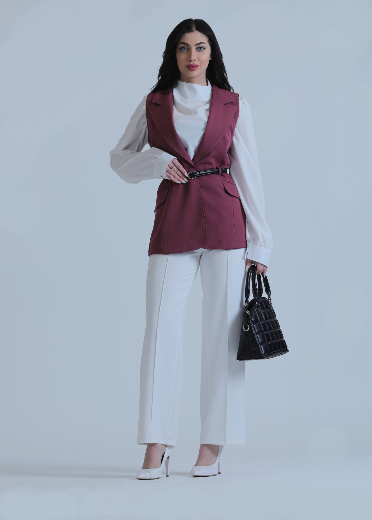 Women's Vest with shirt