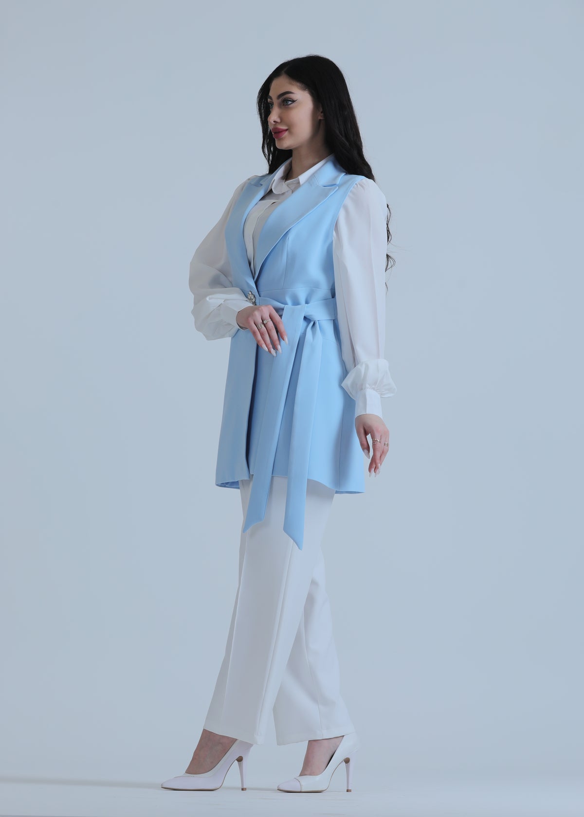 Wedad Three-Piece Formal Vest Suit