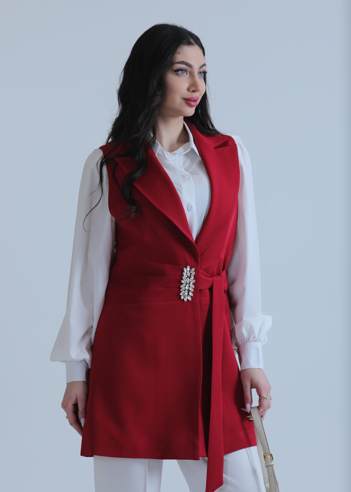 Wedad Three-Piece Formal Vest Suit