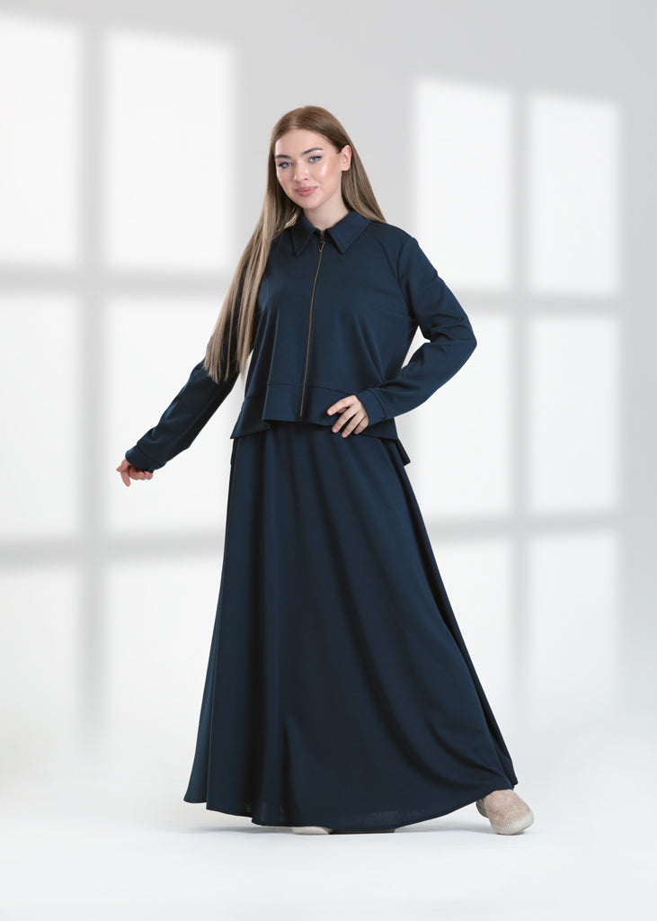 Nahed Classic Skirt Set - She Chocolate
