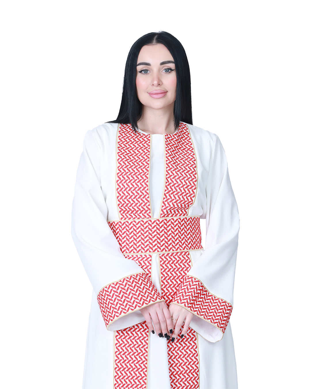 Palestinian Embroidered Bisht in Women's & Girls' Sizes