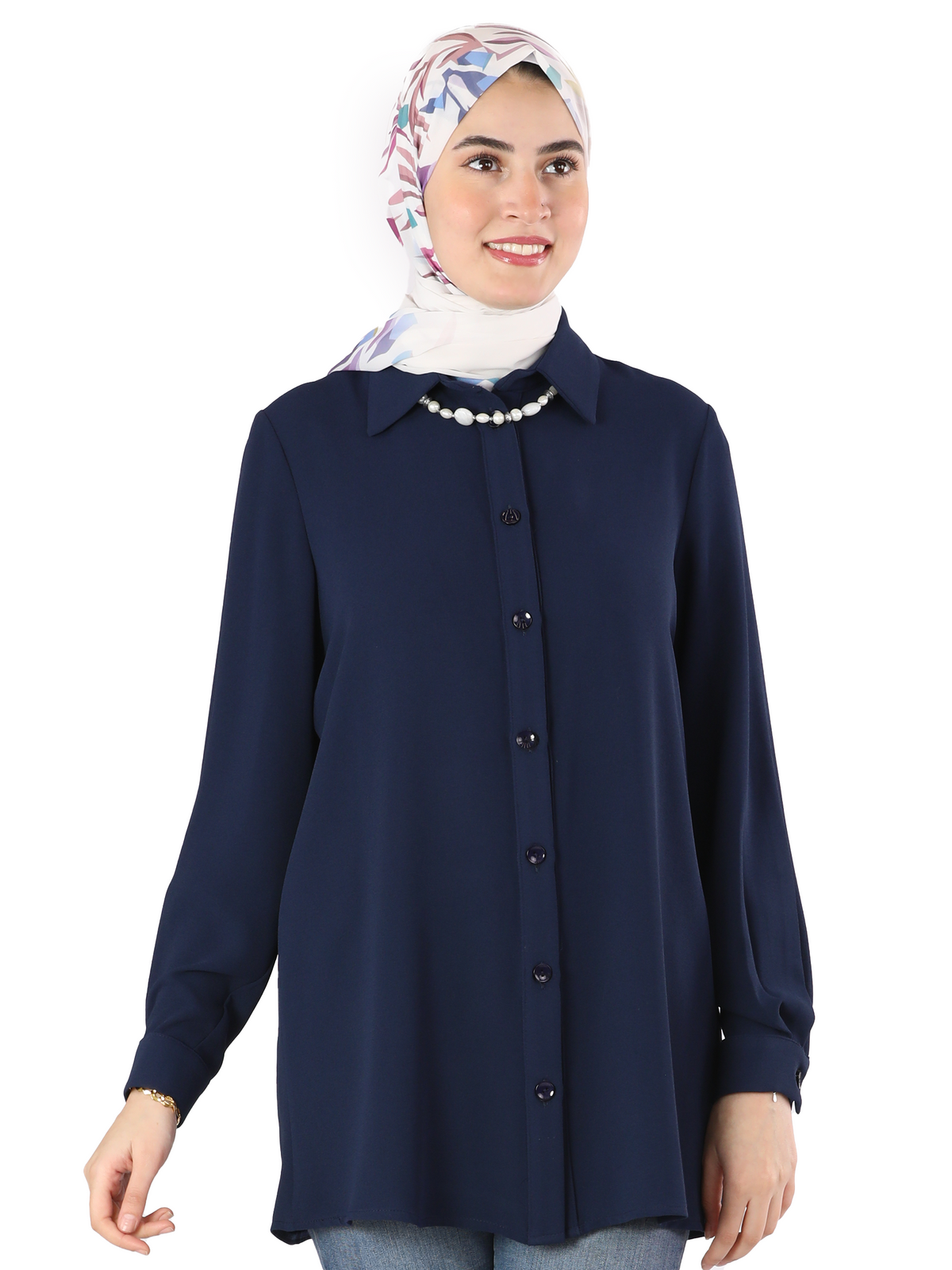Shirt in Navy, Jasper Green & Red, Sizes 40–50